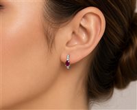 Boucles d'oreilles Recarlo Femme in Or Rubino 1.32 Ct ZR 360/BOR - ZR 360/BOR